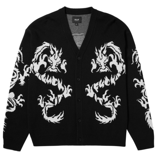 Huf Ανδρική ζακέτα Twin Dragon Cardigan